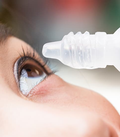 Увлажняющие глазные капли и другие средства при ношении контактных линз